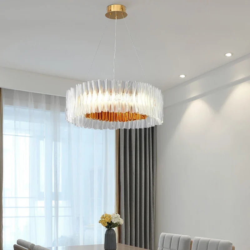 Acrylic LED chandelier