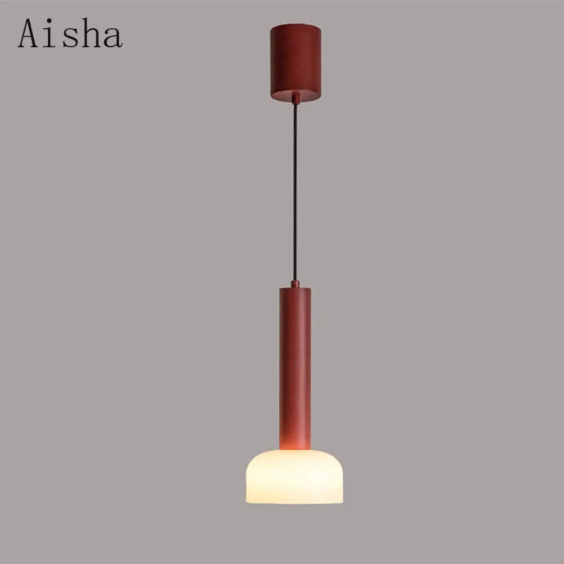 Italian Minimalist Glass Pendant, view 3