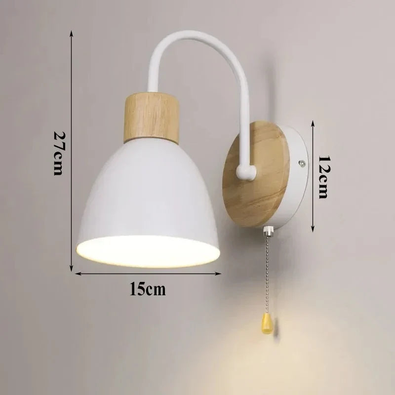 Pastel sconce in a kids' room