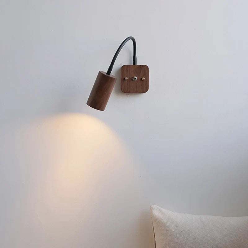 Walnut Rotating Sconce, view 4