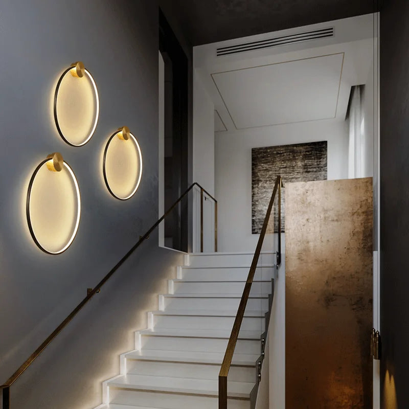 Copper Ring Sconce, view 3
