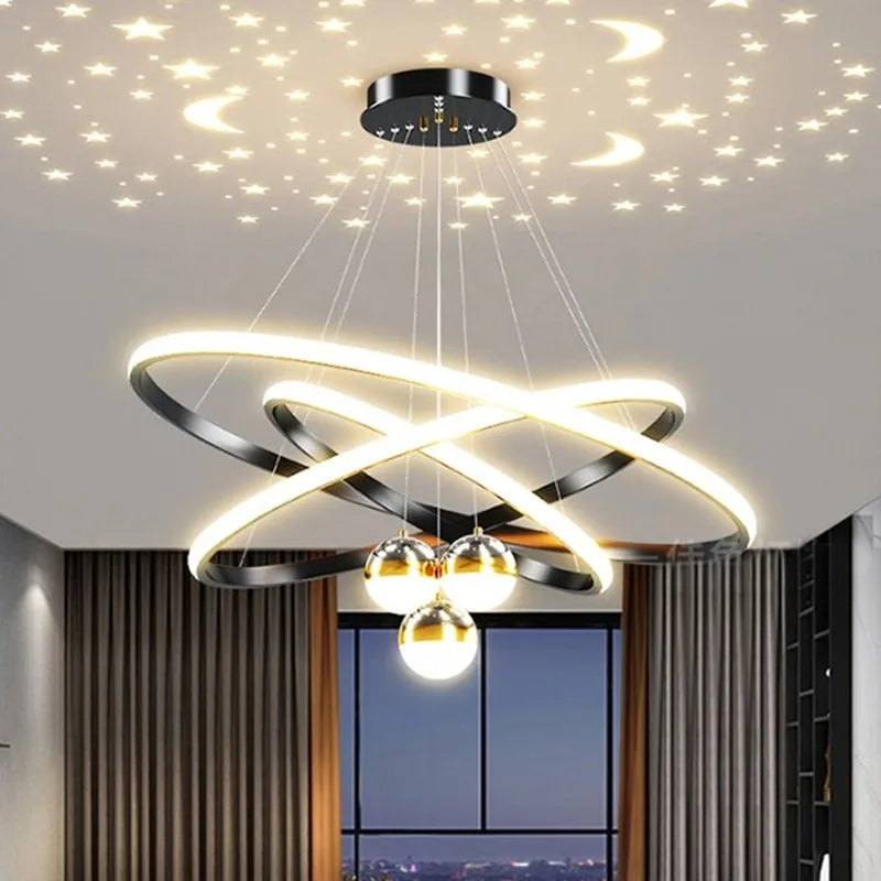 Starry sky chandelier