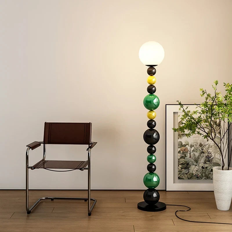 Colorful floor lamp