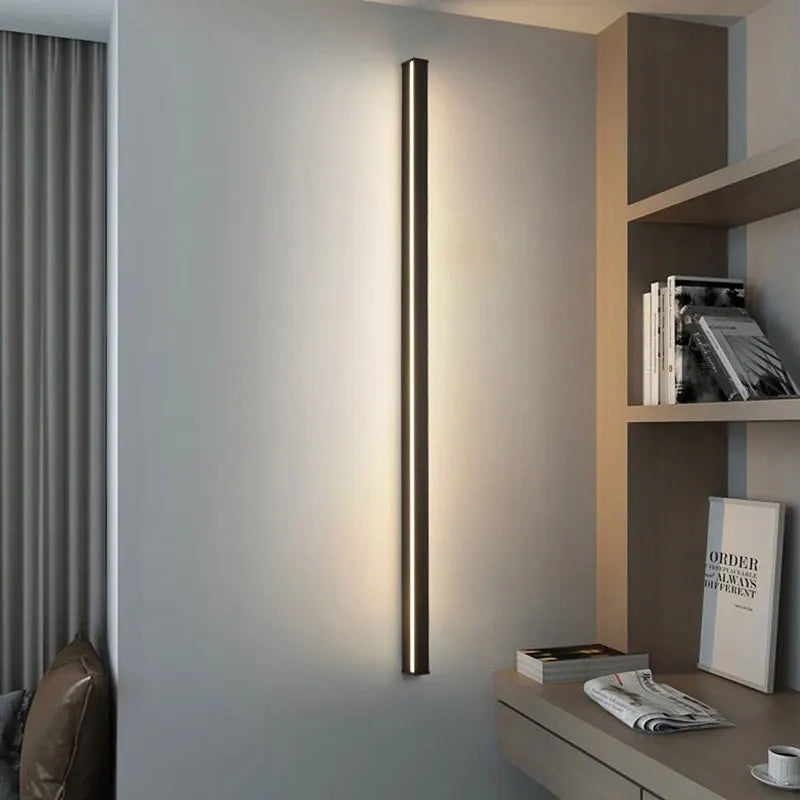 Aluminum cuboid LED wall light