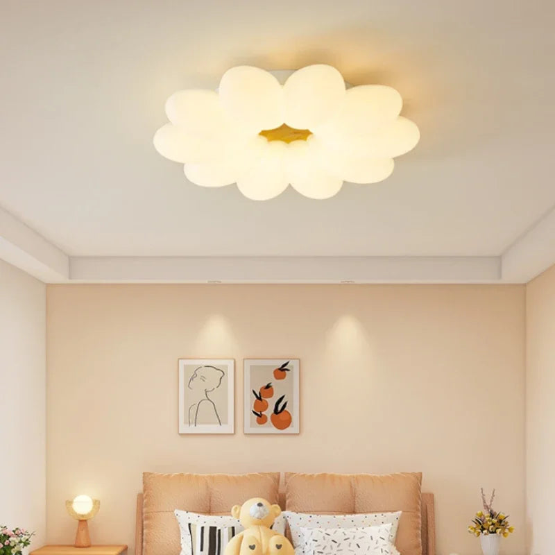 Flower pendant light