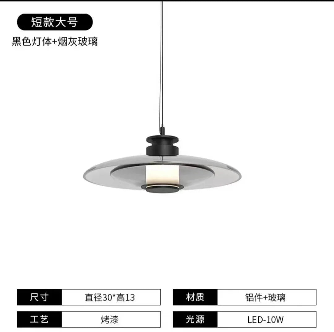 Minimalist Tinted Glass Light, view 13