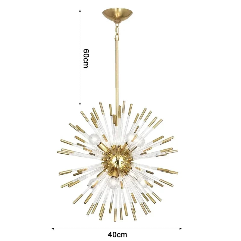 Luxury Gold Crystal Chandelier, view 11