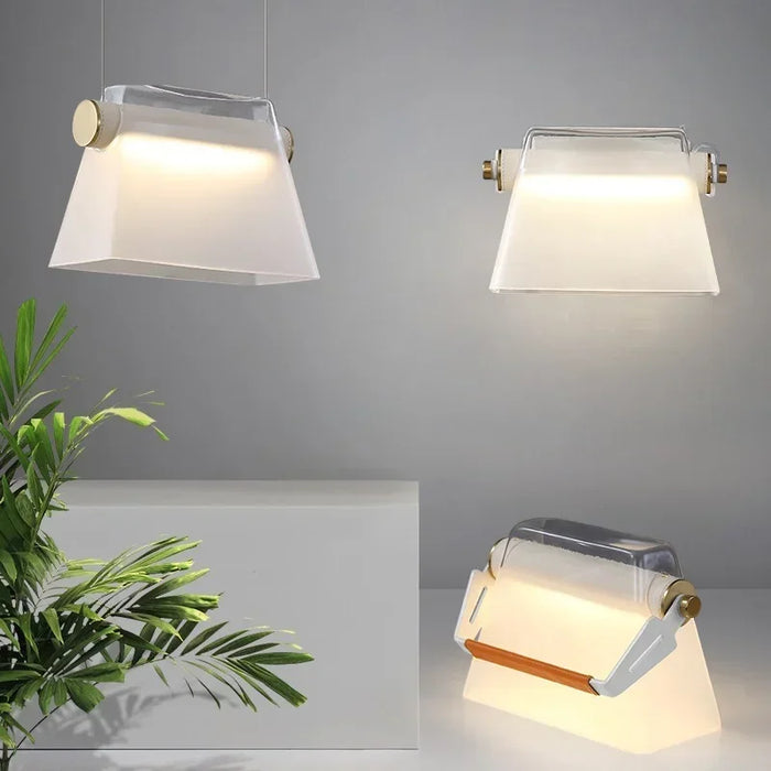 Nordic glass lamp