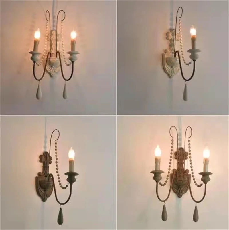 Farmhouse wood sconce