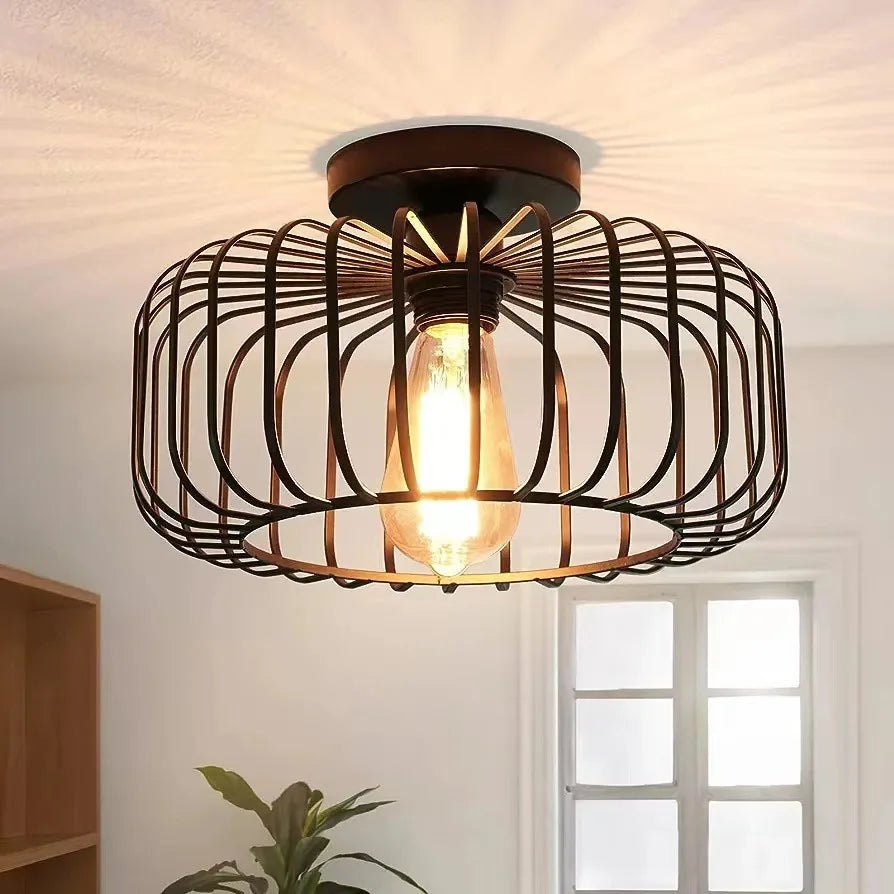 Birdcage ceiling light