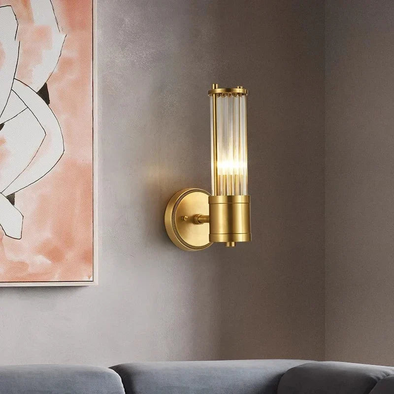 Copper sconce
