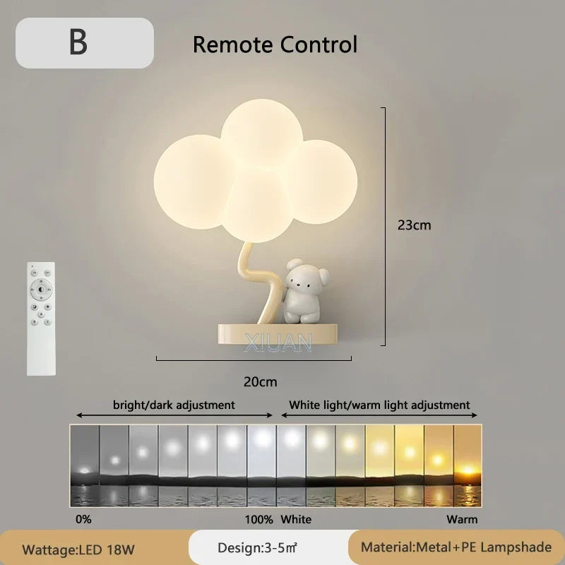 Bear Monkey Nursery Light, view 10