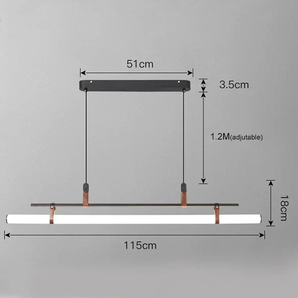 Long Tube Pendant, view 9