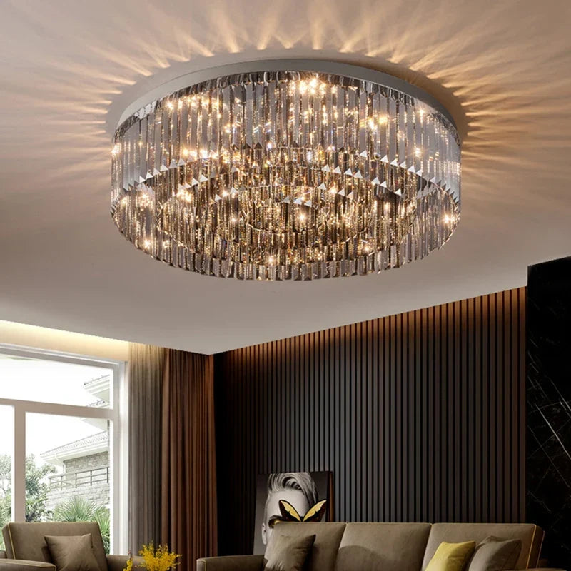 Luxury crystal ceiling light