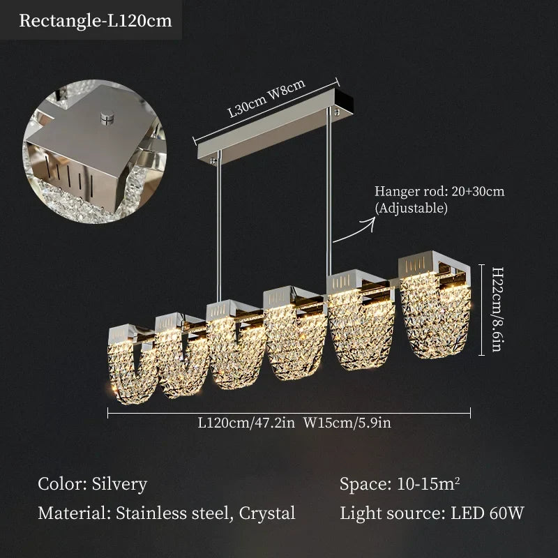Luxury Crystal Chandelier, view 10