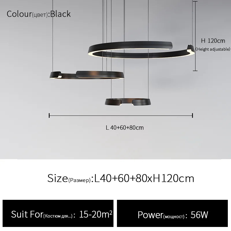 Ring LED Pendant, view 18