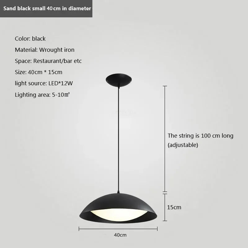 Minimal Iron Pendant, view 10