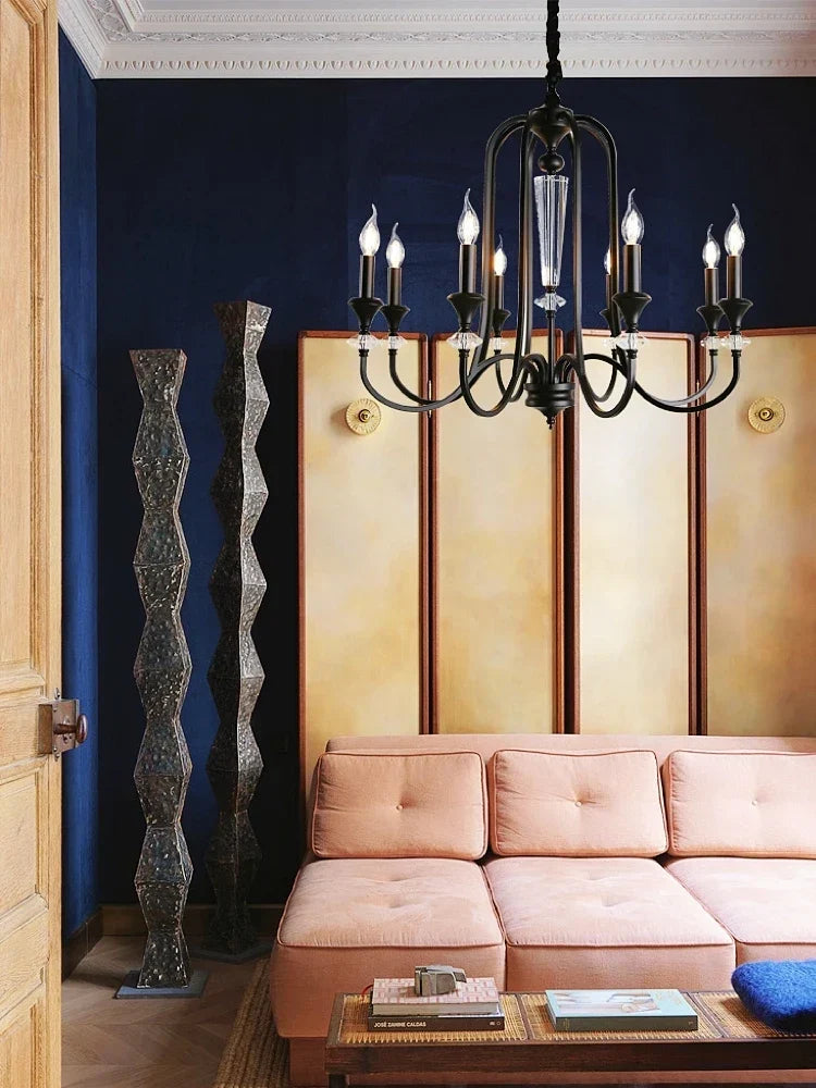 Vintage candle chandelier