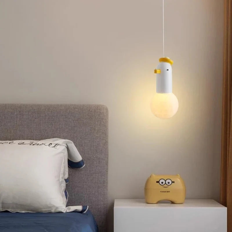 Kids Duck Pendant Light, view 4