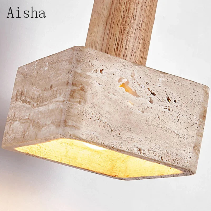 Scandinavian Natural Stone Pendant, view 4