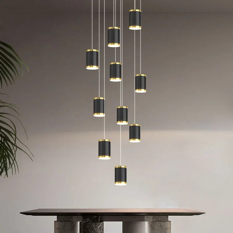 Rotating chandelier