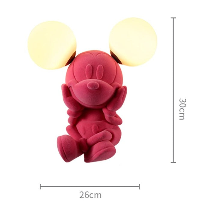 Pink Mouse Kids Wall Light, view 7