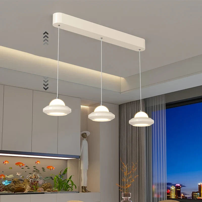 Cream LED pendant