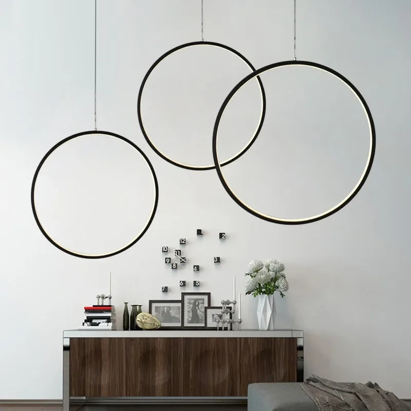 Circular LED Pendant, view 3