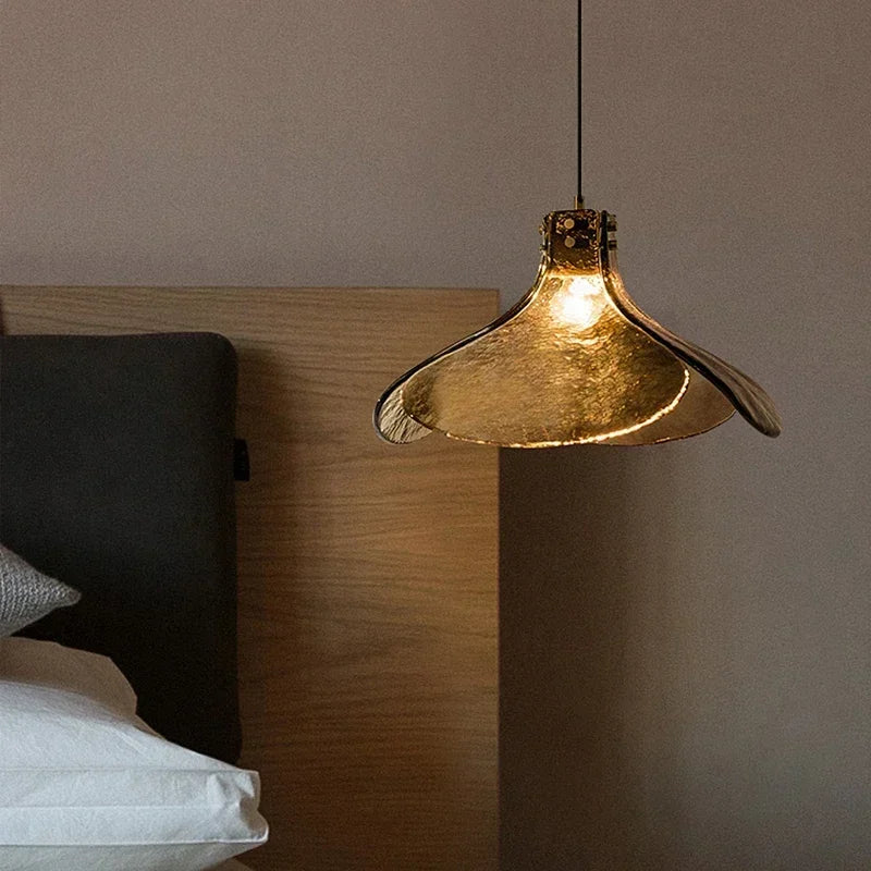 Brown Glass LED Pendant, view 4
