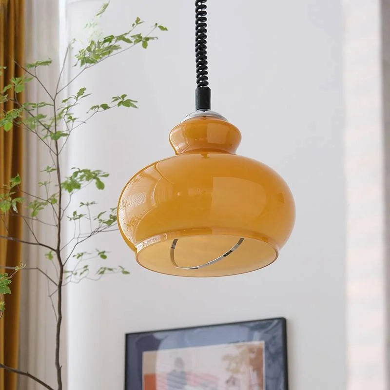 Nordic colored glass pendant