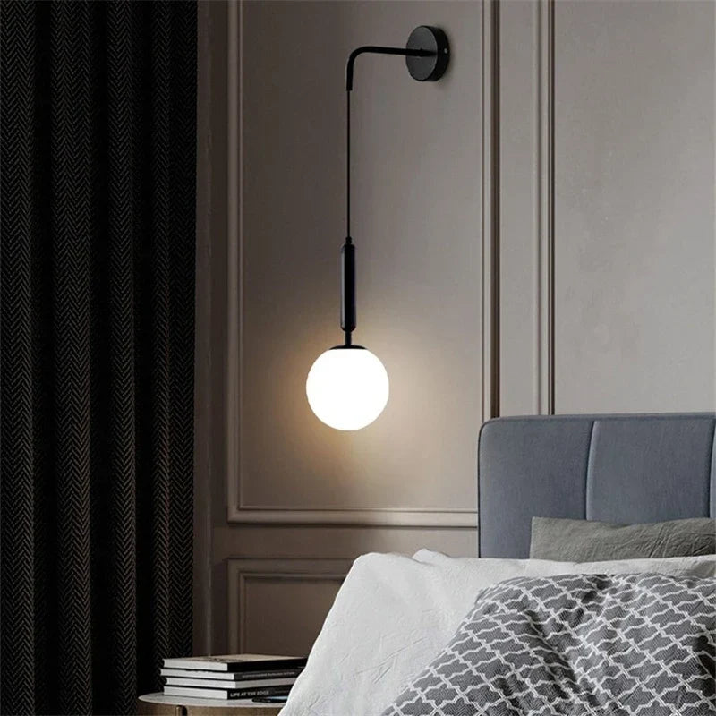Nordic Frosted Sconce, view 3