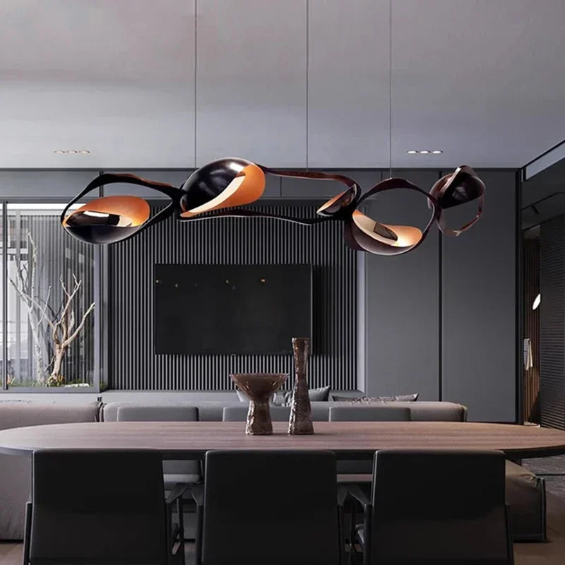 Nordic Nickel LED Pendant, view 3