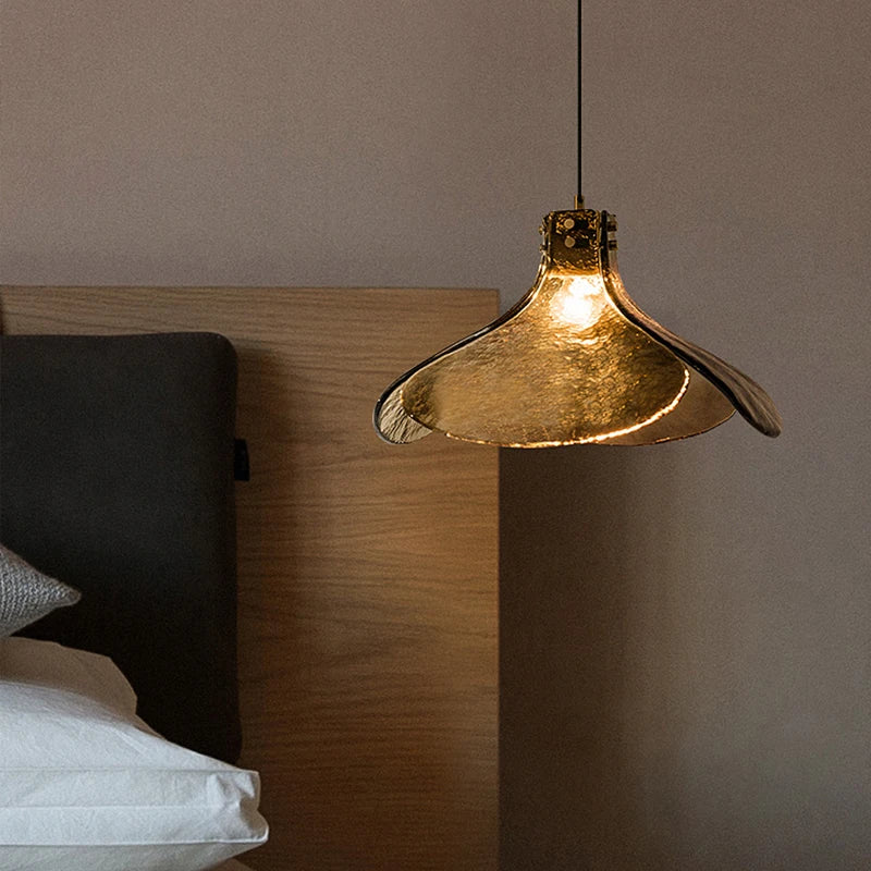 Glass petal light