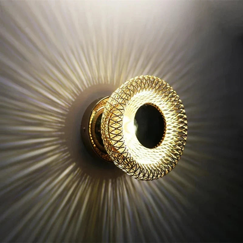 Italian horn iron wall light