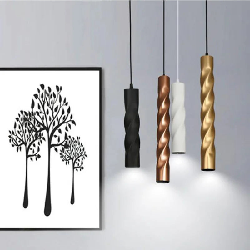 Cylinder LED Pendant, view 3
