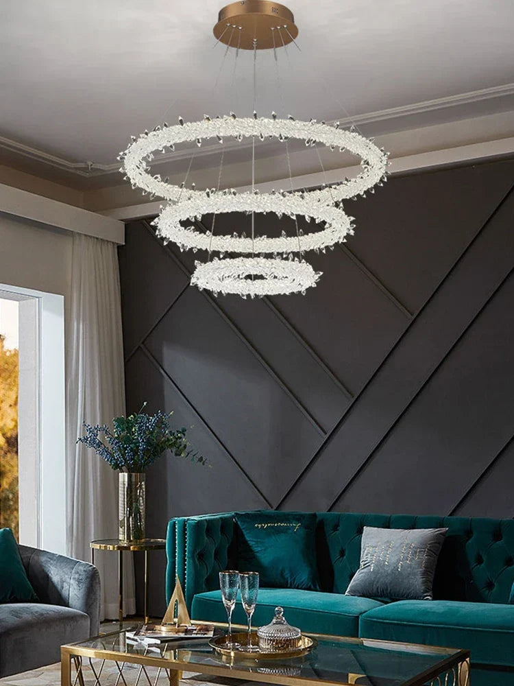 Crystal ring light