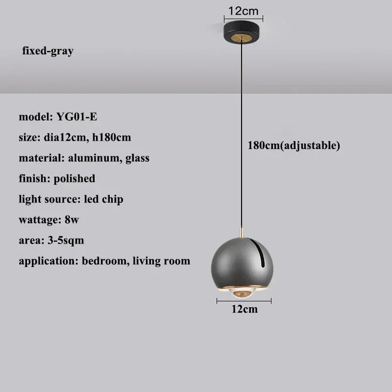 Adjustable LED Pendant, view 16