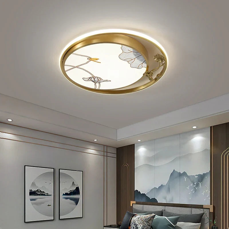 Enamel LED ceiling light