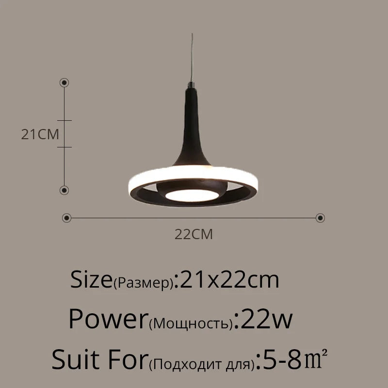 Geometric LED Pendant, view 12