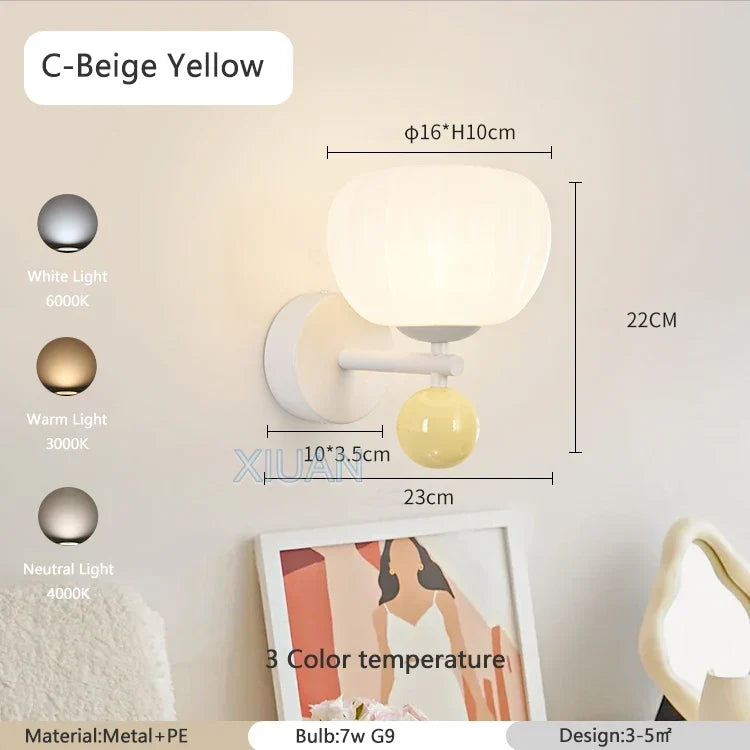 Nordic Mushroom Wall Light, view 10