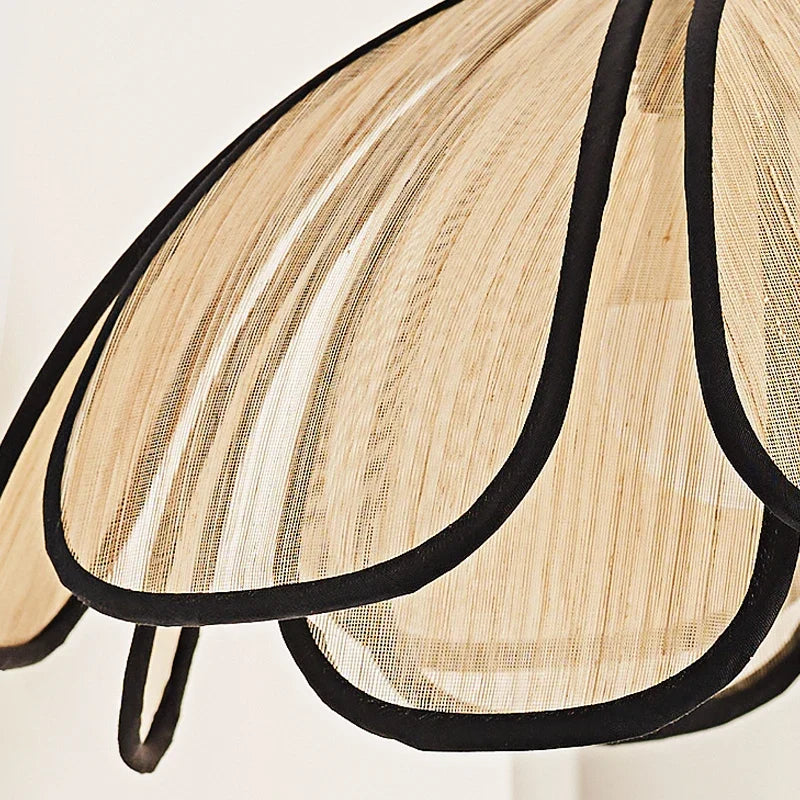 Rattan Petal Wall Light, view 5