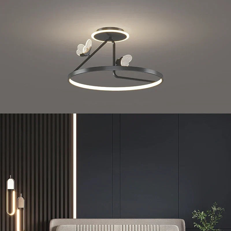 Gold flush mount