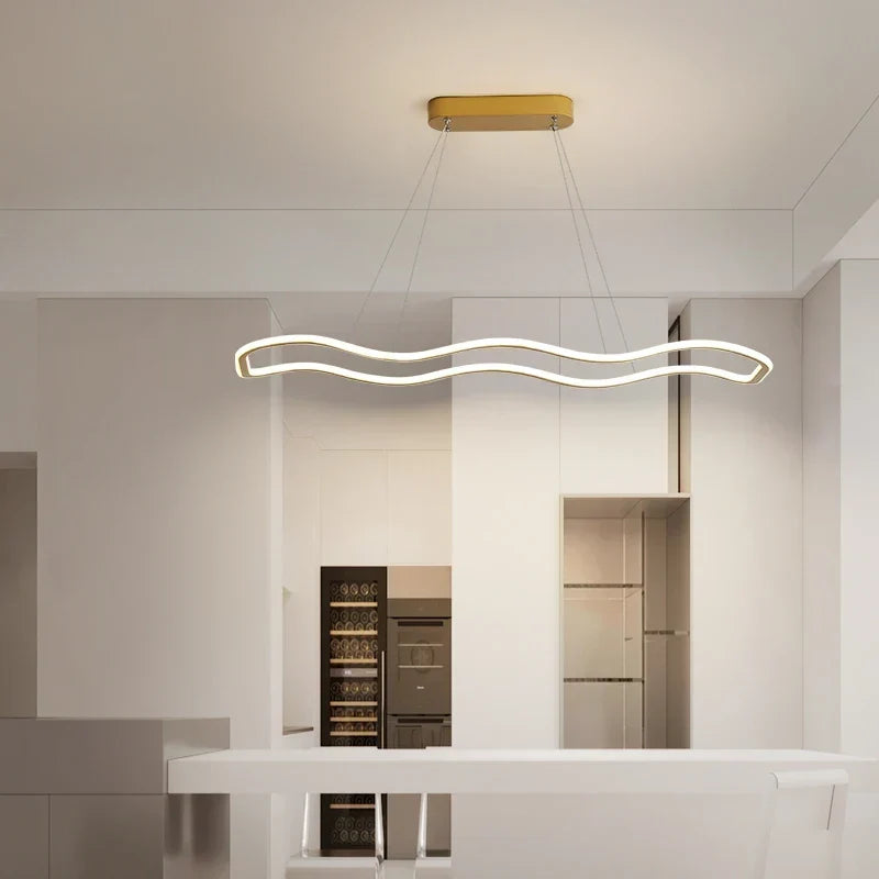 Long Wave LED Pendant, view 6