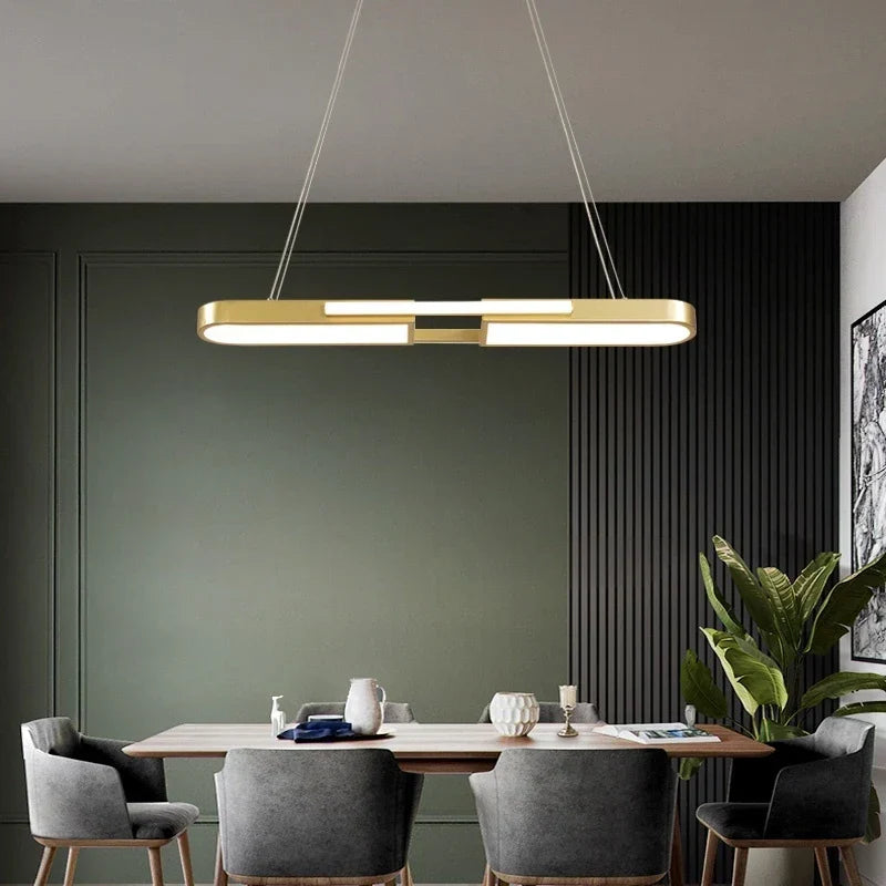 Gold linear light