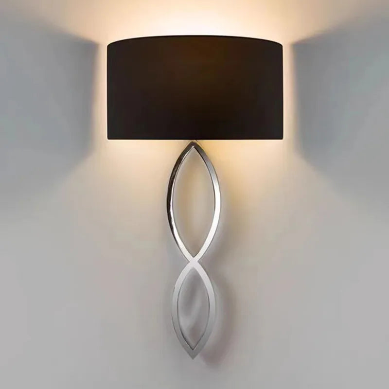 Fabric design wall light