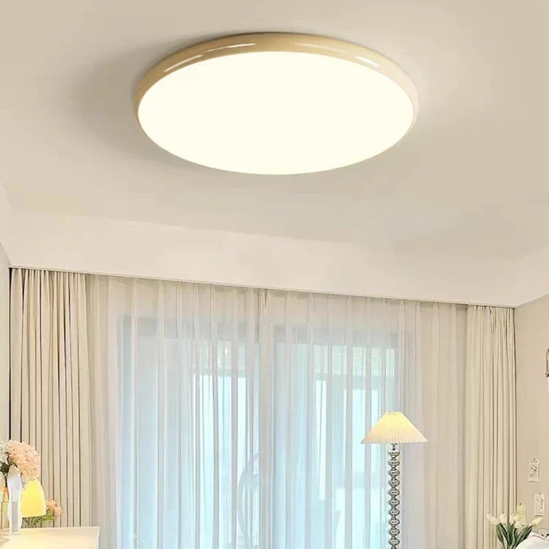 Chrome metal ceiling light