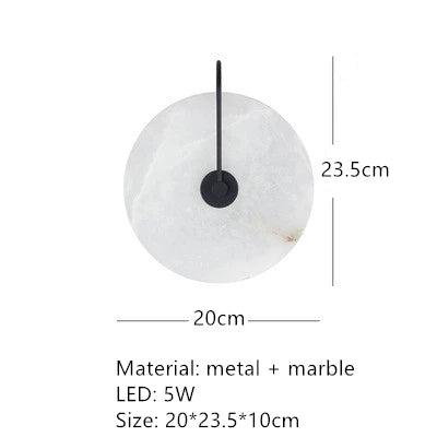 Marble Art Deco Light, view 18