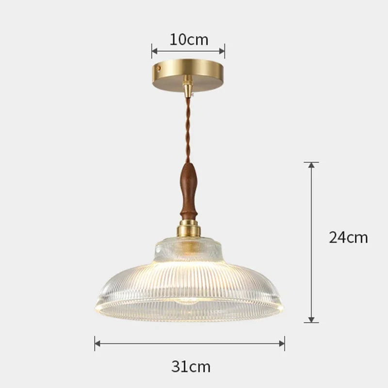 Modern Glass Kitchen Pendant, view 4