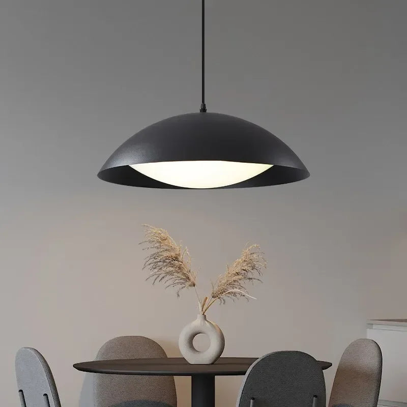 Minimal iron pendant