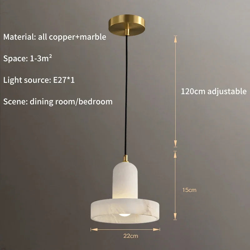 Marble LED Pendant, view 9